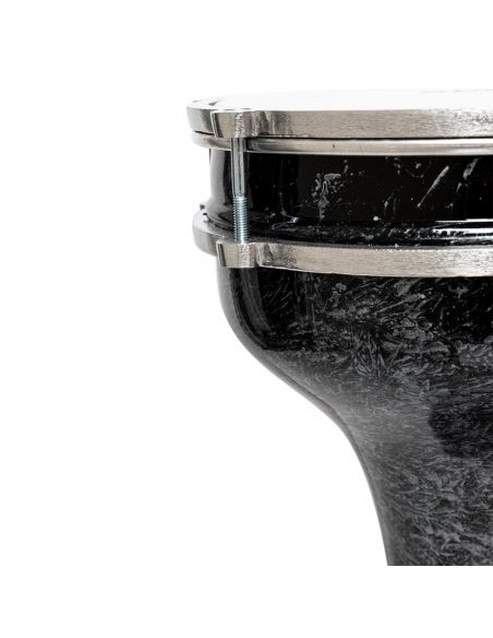 22 cm coloured aluminium Darbuka w/tuning key