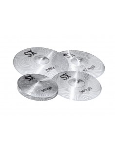 Silent cymbal set for practice