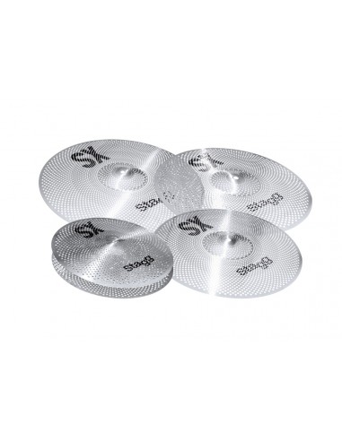 Silent cymbal set for practice