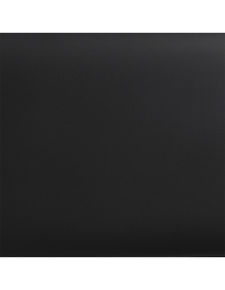Highgloss black hydraulic piano bench with fireproof black vinyl top