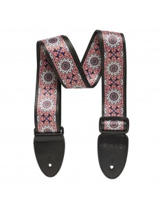 Terylene guitar strap with Mandala pattern 2