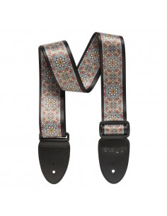 Terylene guitar strap with Mandala pattern 2