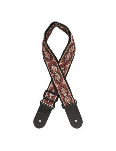 Woven nylon guitar strap, diamond pattern 2