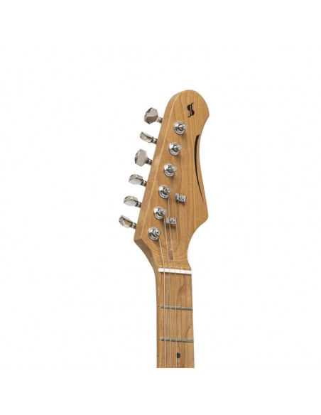 Electric guitar series 55 with solid paulownia body