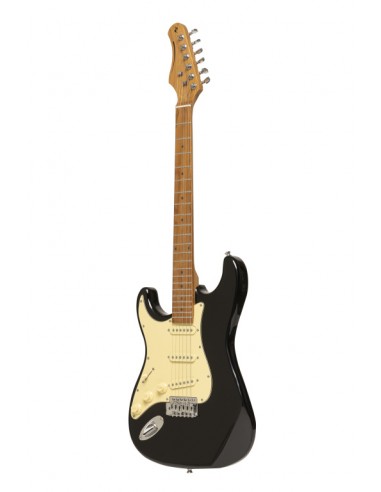 Electric guitar series 55 with solid paulownia body, left hand model