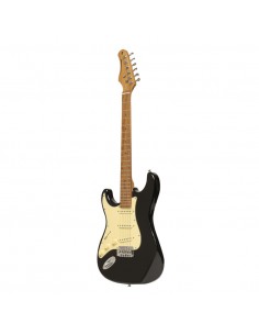Electric guitar series 55 with solid paulownia body, left hand model 2