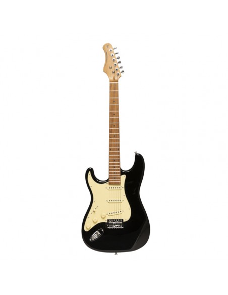 Electric guitar series 55 with solid paulownia body, left hand model