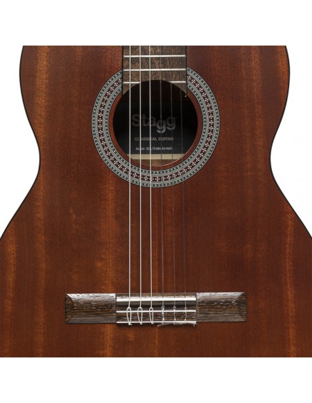 SCL70 classical guitar with sapelli top, natural colour