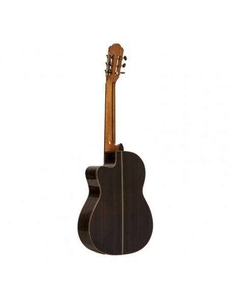 Mazuelo serie, electric classical guitar with solid spruce top, with cutaway