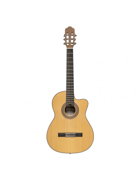 Graciano serie, electric classical guitar with solid cedar top, with cutaway