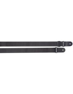 Braided nylon guitar strap with LINE pattern