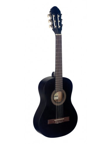 1/2 black classical guitar with...