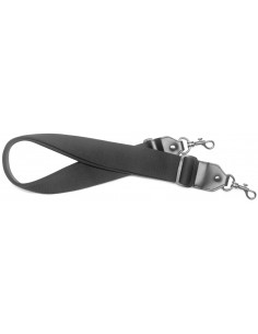 Black cotton banjo strap