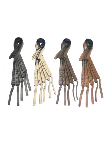 Pack of 20 padded artificial leather guitar straps
