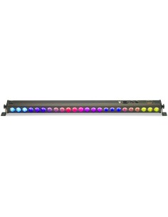 Architectural colour bar with 24 x 4-watt (4 in 1) RGBW LED