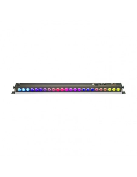 Architectural colour bar with 24 x 4-watt (4 in 1) RGBW LED