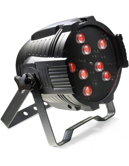 LED spotlight with 8x 8W RGBW 4-in-1 LEDs+motorized zoom-EU+UK power cord