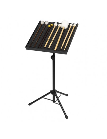 Multi-purpose metal table (47 x 47 cm) w/tubular folding legs and adjustable angle