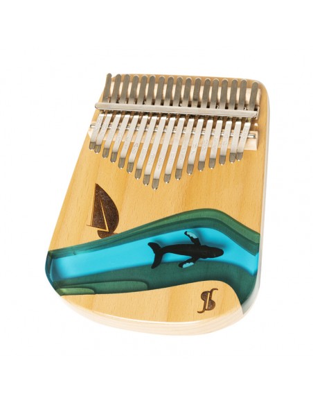 17 notes professional flat-base kalimba