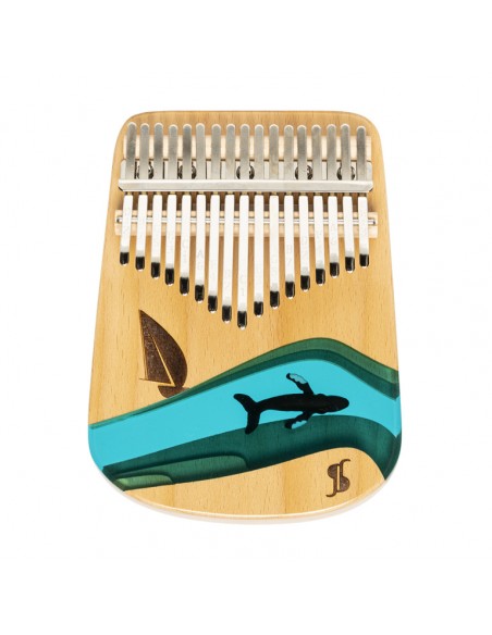 17 notes professional flat-base kalimba