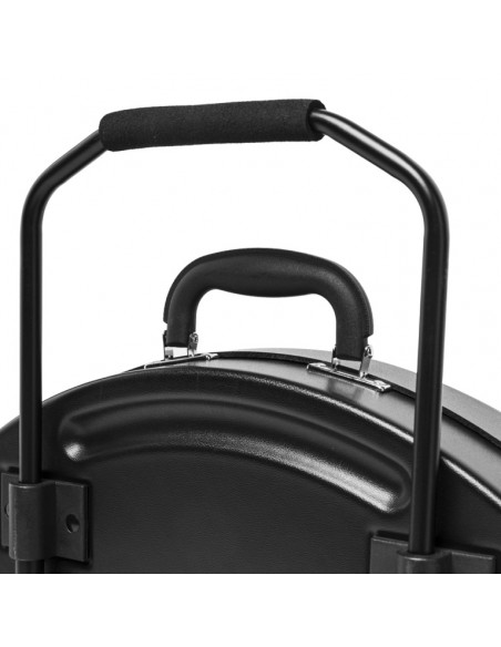 22” cymbal hard case with wheels and telescopic handle