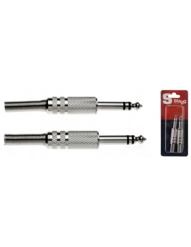 1/4" Phone plug - 2 pcs
