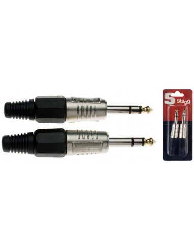 1/4" Professional Stereo Phone plug - 2 pcs