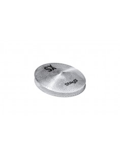 Silent practice cymbal hi-hat set 14"