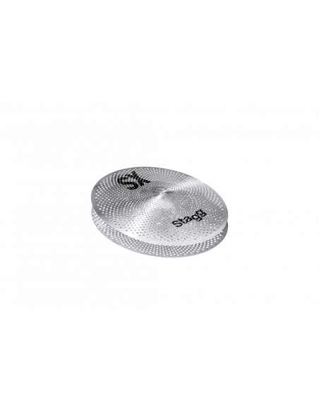 Silent practice cymbal hi-hat set 14"