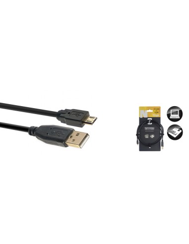 N series USB 2.0 cable, USB A/ micro USB B (m/m), 1.5 m (5')