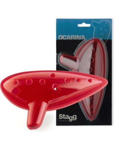 Red plastic ocarina
