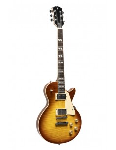 Deluxe Series, electric guitar solid Mahogany with AAA flamed maple top