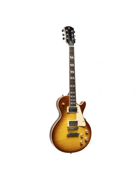 Deluxe Series, electric guitar solid Mahogany with AAA flamed maple top