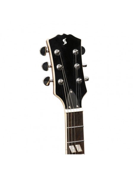 Deluxe Series, electric guitar solid Mahogany with AAA flamed maple top