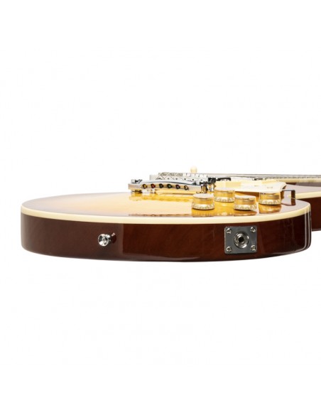 Deluxe Series, electric guitar solid Mahogany with AAA flamed maple top