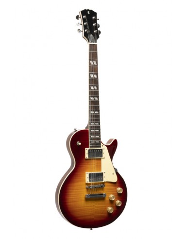 Deluxe Series, electric guitar solid Mahogany with AAA flamed maple top