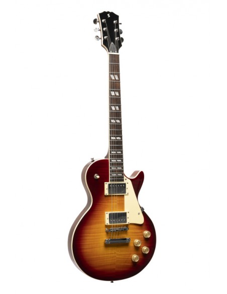Deluxe Series, electric guitar solid Mahogany with AAA flamed maple top