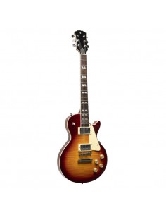 Deluxe Series, electric guitar solid Mahogany with AAA flamed maple top 2