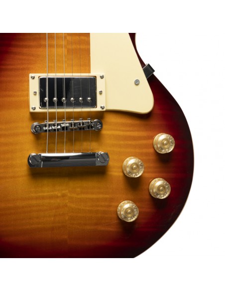 Deluxe Series, electric guitar solid Mahogany with AAA flamed maple top