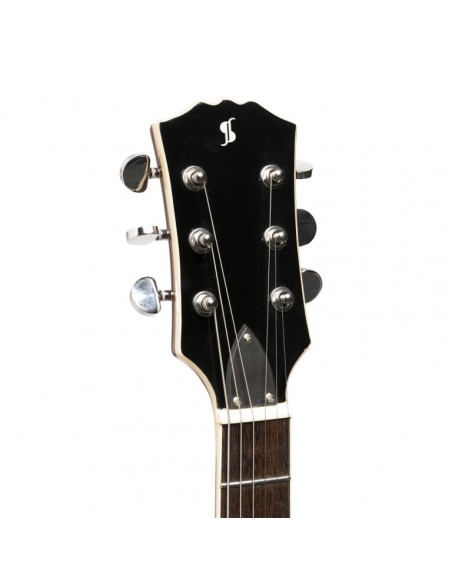 Deluxe Series, electric guitar solid Mahogany with AAA flamed maple top