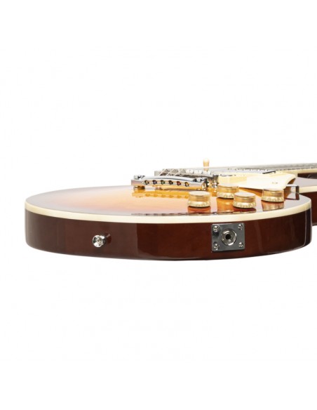 Deluxe Series, electric guitar solid Mahogany with AAA flamed maple top