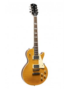 Deluxe Series, electric guitar solid Mahogany with AAA flamed maple top