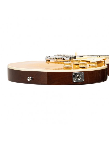 Deluxe Series, electric guitar solid Mahogany with AAA flamed maple top