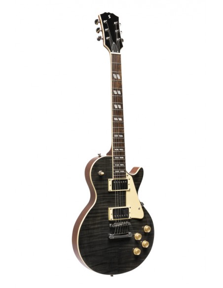 Deluxe Series, electric guitar solid Mahogany with AAA flamed maple top