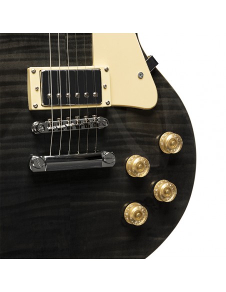 Deluxe Series, electric guitar solid Mahogany with AAA flamed maple top