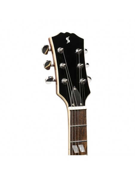 Deluxe Series, electric guitar solid Mahogany with AAA flamed maple top