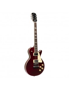 Deluxe Series, electric guitar solid Mahogany with AAA flamed maple top 2