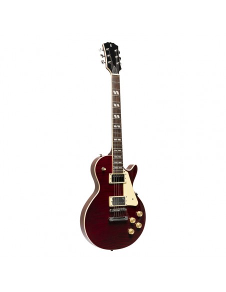 Deluxe Series, electric guitar solid Mahogany with AAA flamed maple top