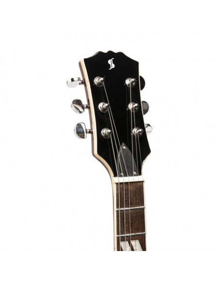 Deluxe Series, electric guitar solid Mahogany with AAA flamed maple top