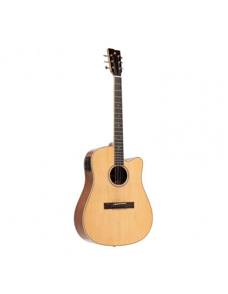 Dreadnought cutaway acoustic-electric guitar with spruce top, 45 series